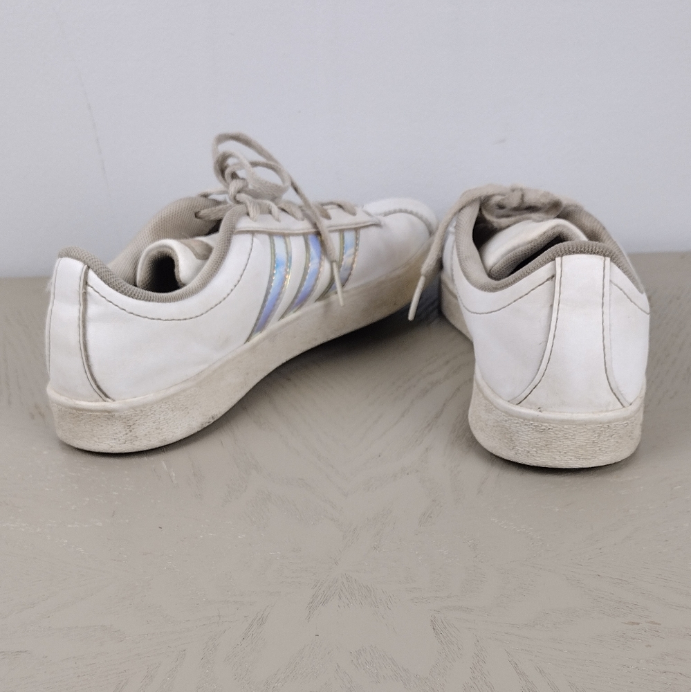 Adidas White Shoes Iridescent Stripes - Picture 2 of 4